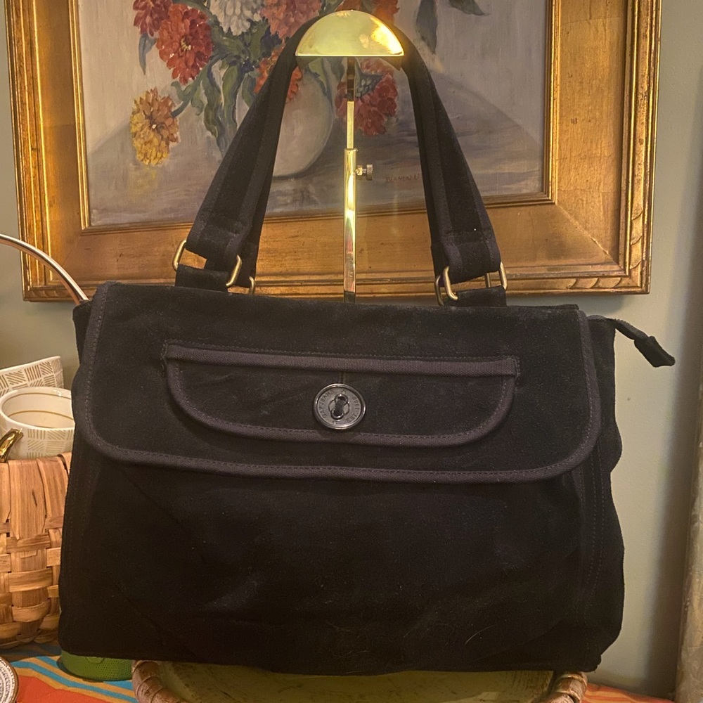 Gap Cowhide Split Leather Satchel Shoulder Bag